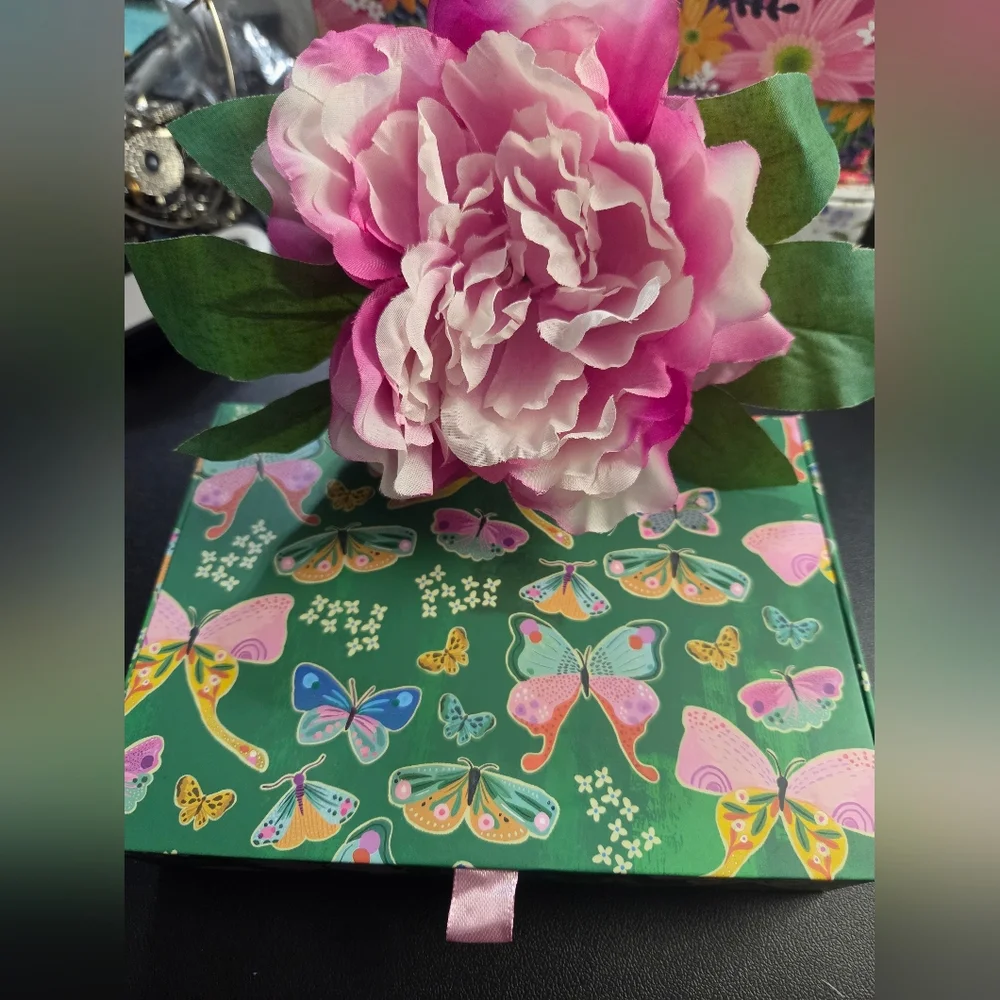 Not So Mystery Jewelry Lot|Green Storage Box-Pearls, Turquoise and Silver Pieces - Picture 2 of 8